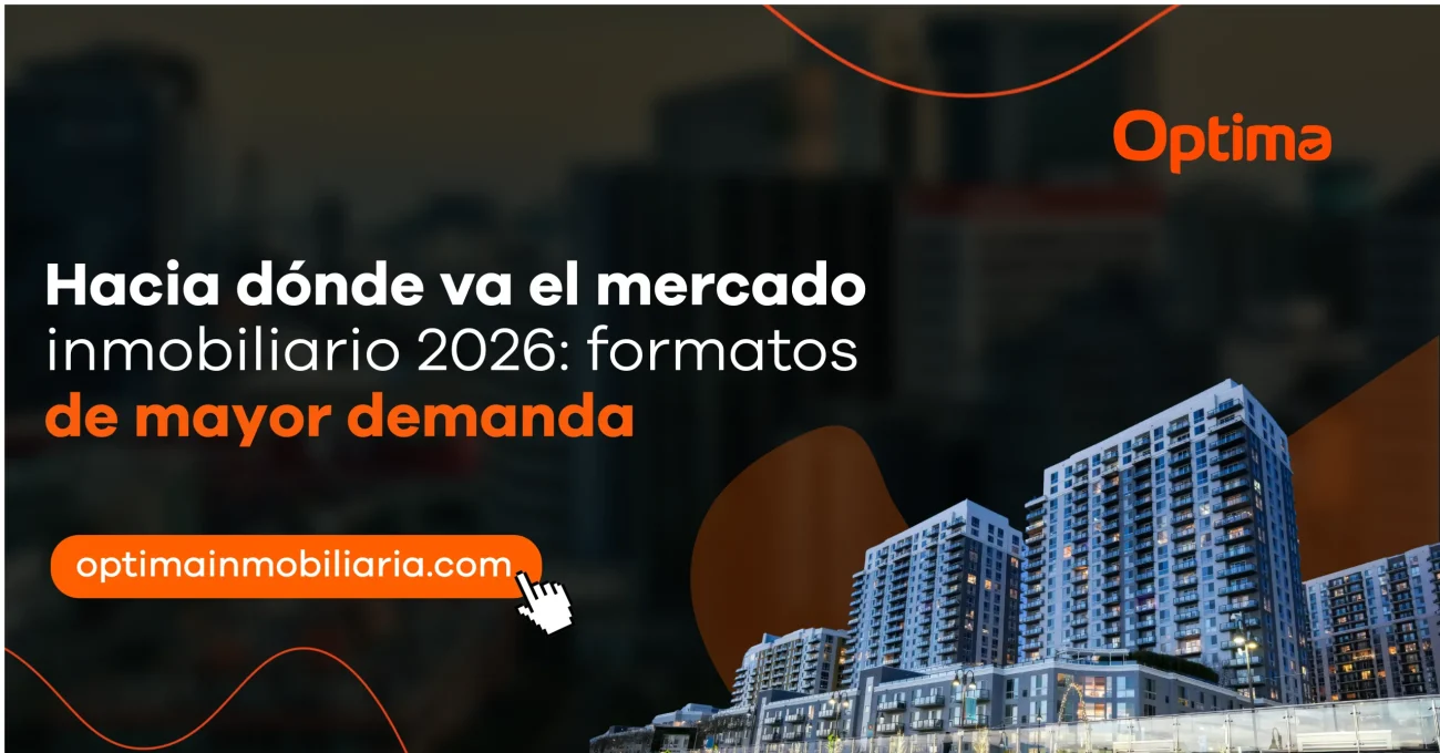 Edificios residenciales modernos representando las tendencias del mercado inmobiliario en 2026.
