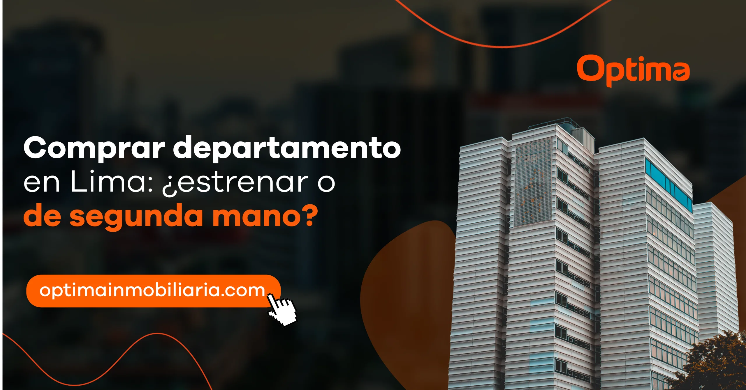 Edificio de departamentos en Lima que representa la comparación entre comprar un departamento nuevo o de segunda mano para tomar una mejor decisión de inversión.