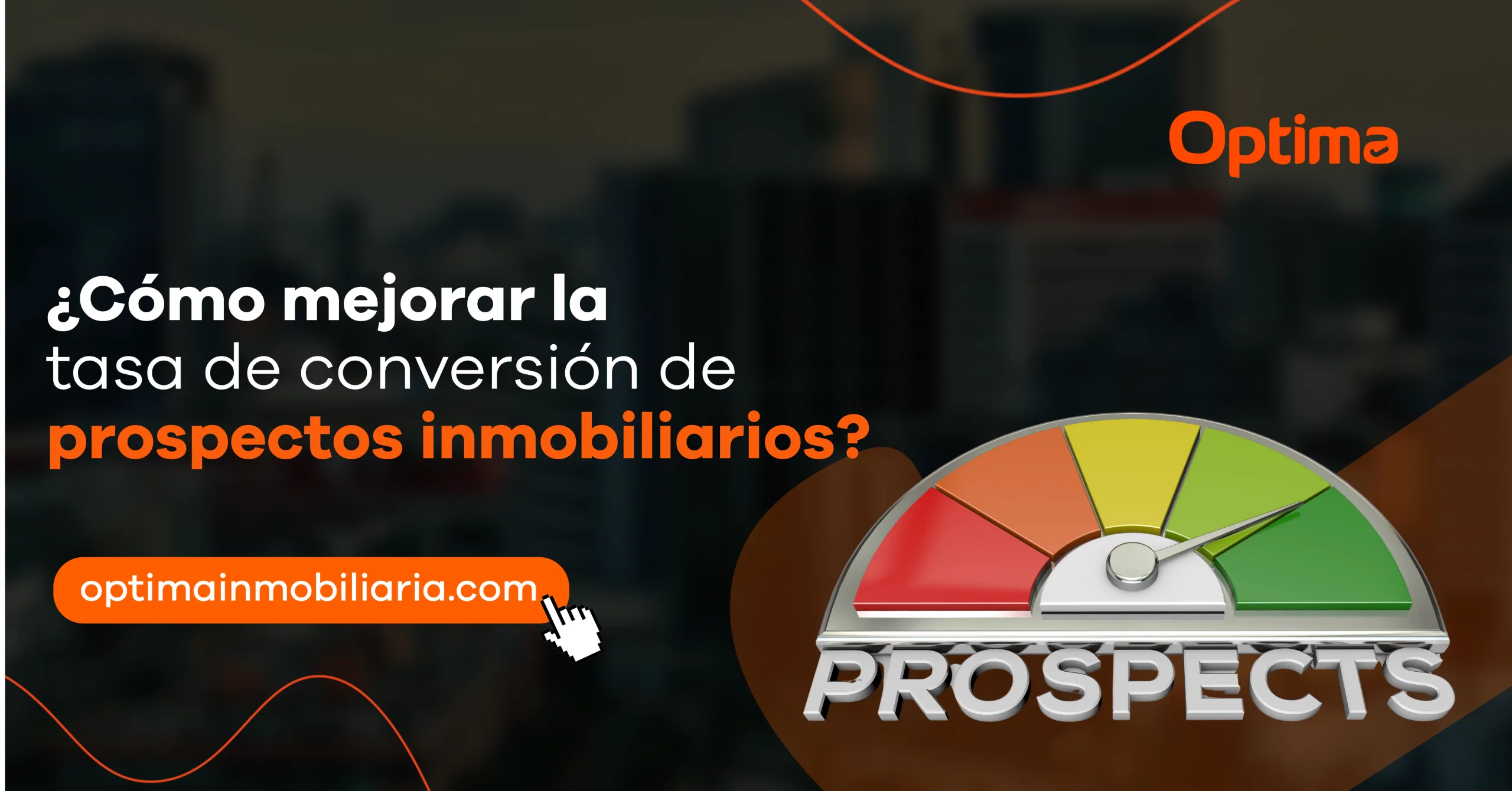 Indicador de conversión representando estrategias para aumentar la tasa de conversión de prospectos inmobiliarios mediante marketing digital.