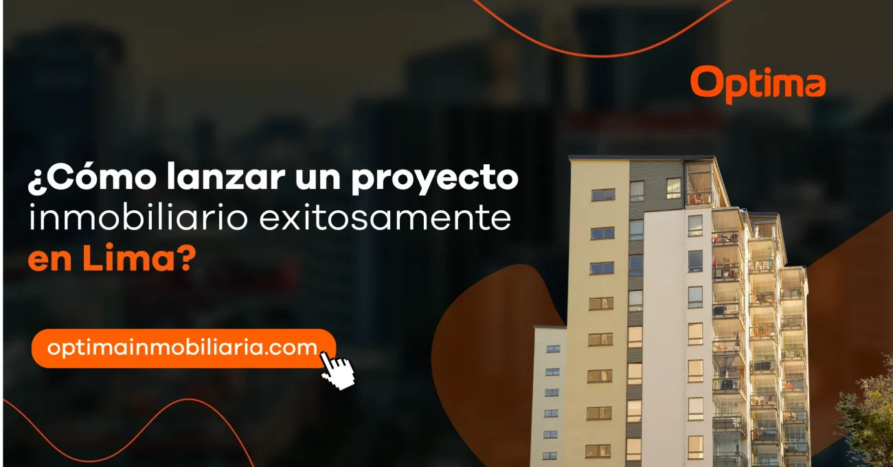 Edificio residencial que representa el lanzamiento estratégico de un proyecto inmobiliario para captar compradores y generar ventas en Lima.