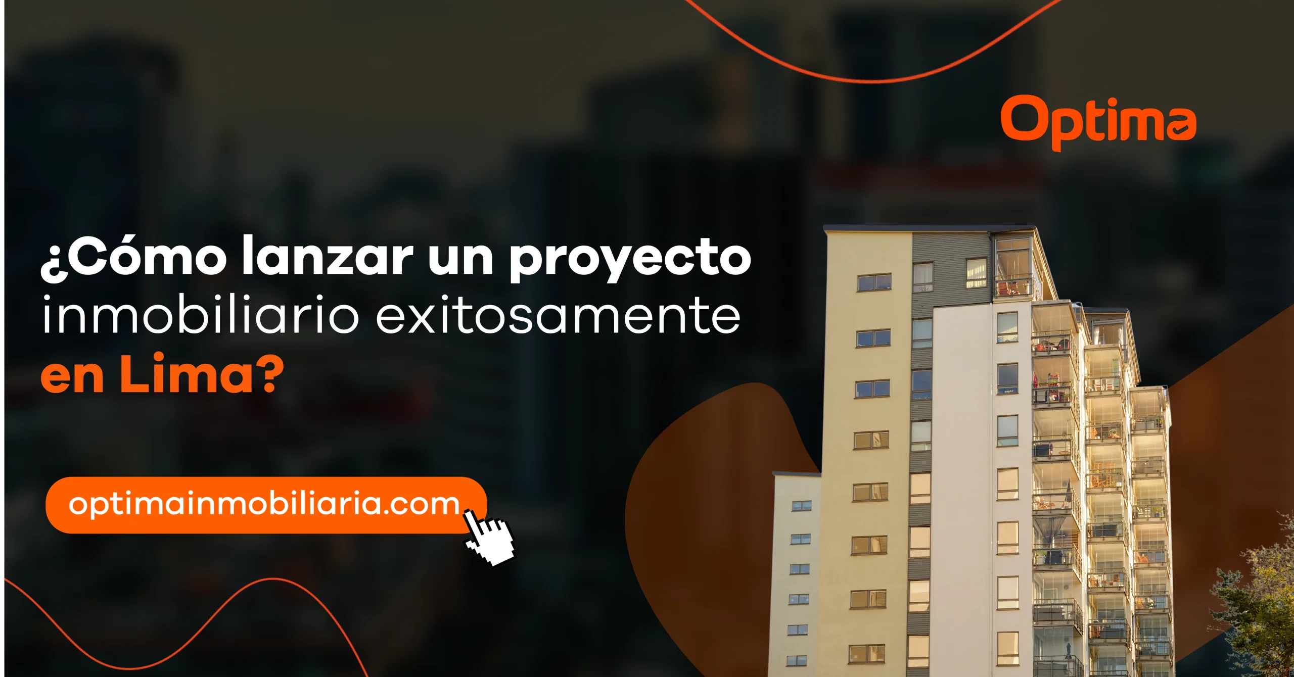 Edificio residencial que representa el lanzamiento estratégico de un proyecto inmobiliario para captar compradores y generar ventas en Lima.